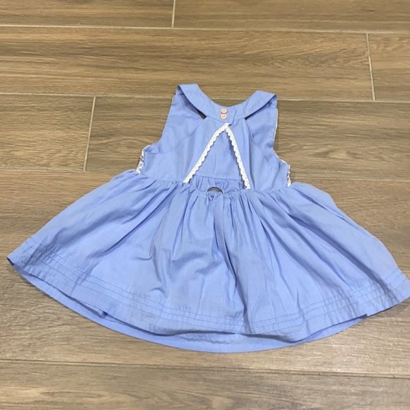 Max Studio Girl Blue Tunic Lace Top Pink Legging Outfit Size 3T - Picture 5 of 5